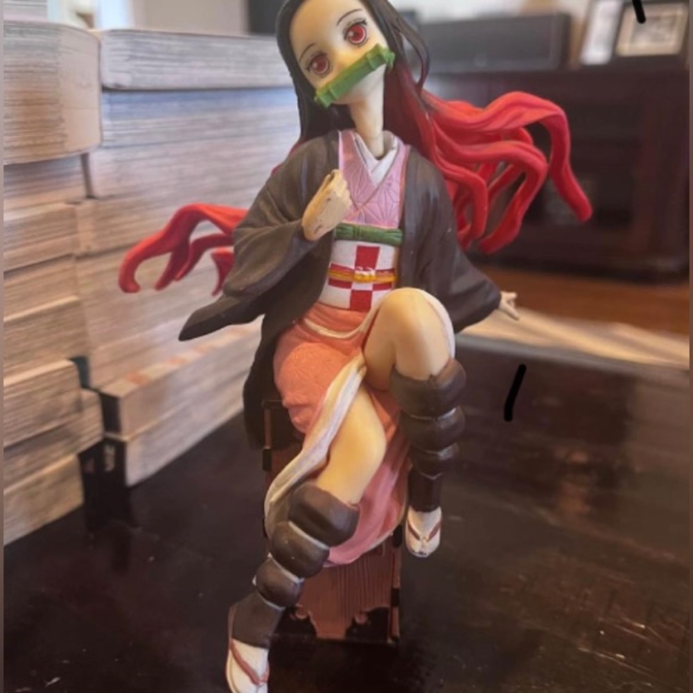 Anime figurines.